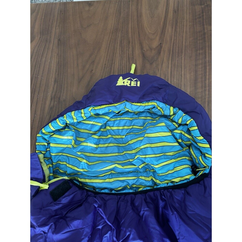 REI Kindercone Mummy Kids Sleeping Bag Purple - Picture 2 of 12